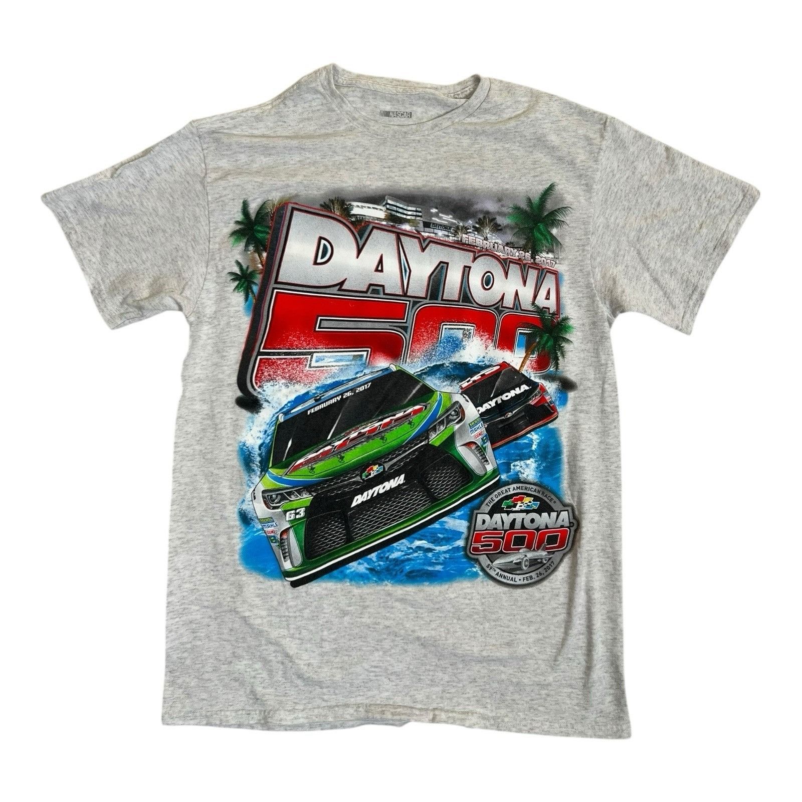 NASCAR NASCAR Daytona 500 T-Shirt Size Medium 2017 Double Sided Size US M / EU 48-50 / 2 - 2 Thumbnail