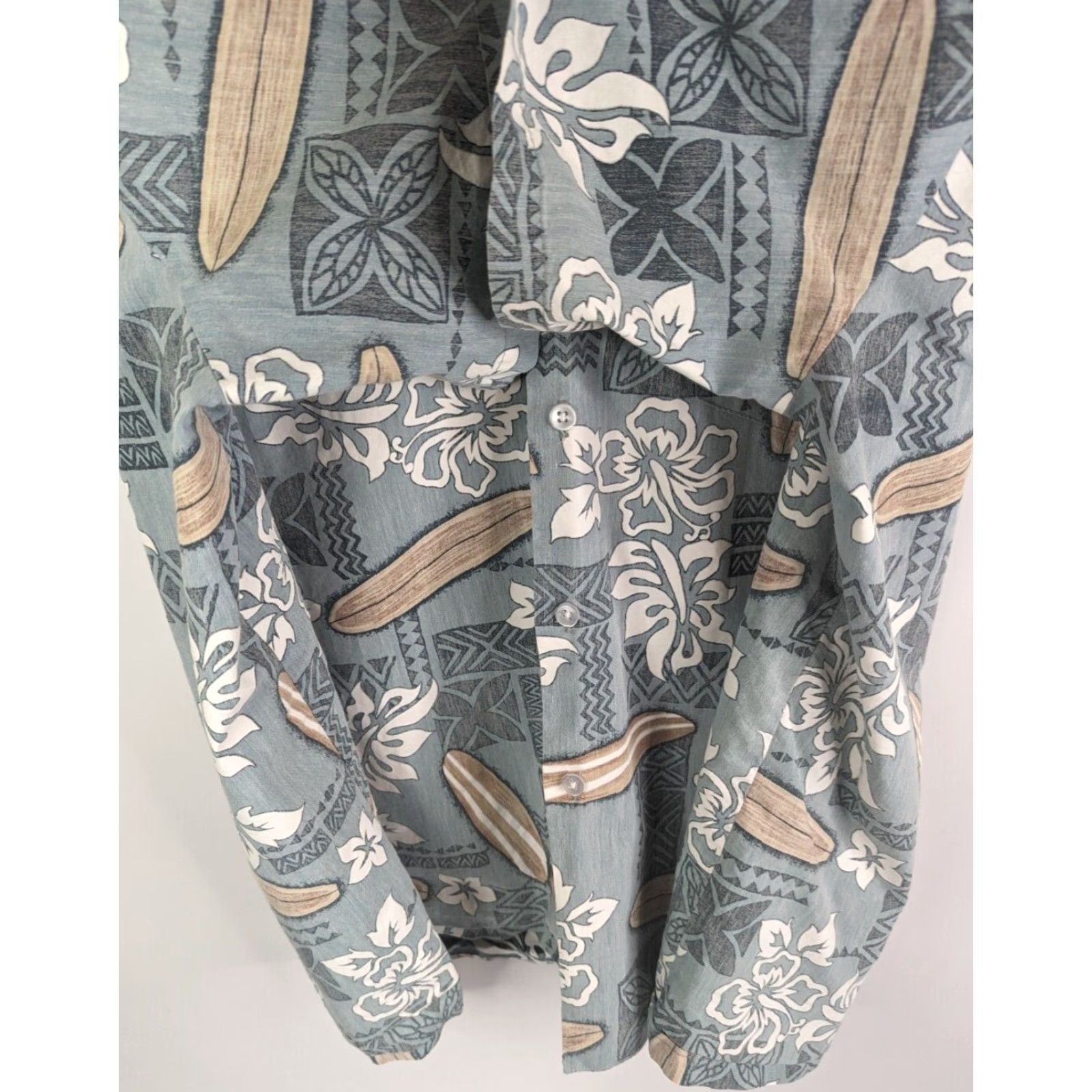 ALOHAS VINTAGE Makapuu Hawaiian Shirt Aloha Surfboards Floral Short Sleeve Men's 2XL Size US XXL / EU 58 / 5 - 3 Thumbnail