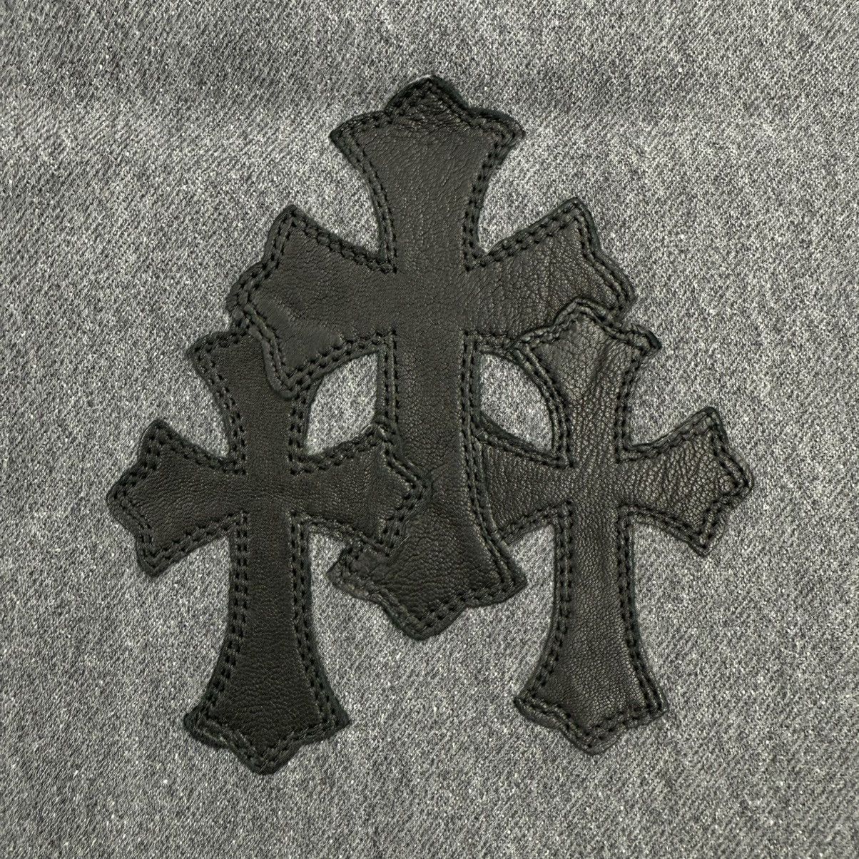 Chrome Hearts Chrome Hearts Grey Levi‘s 501 Black Patch Denim Size US 31 - 5 Thumbnail
