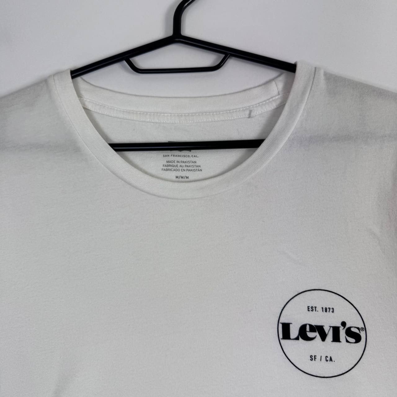 Levi's Levi's Men's T-Shirt Relaxed Fit White Tee Size M Size US M / EU 48-50 / 2 - 2 Thumbnail