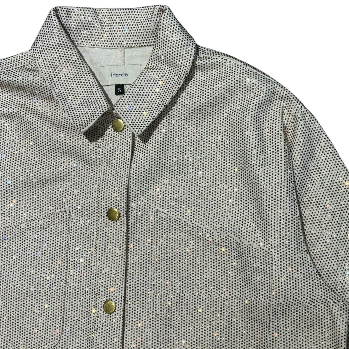 Other Triarchy crystal embellished flannel shirt Size US M / EU 48-50 / 2 - 2 Thumbnail