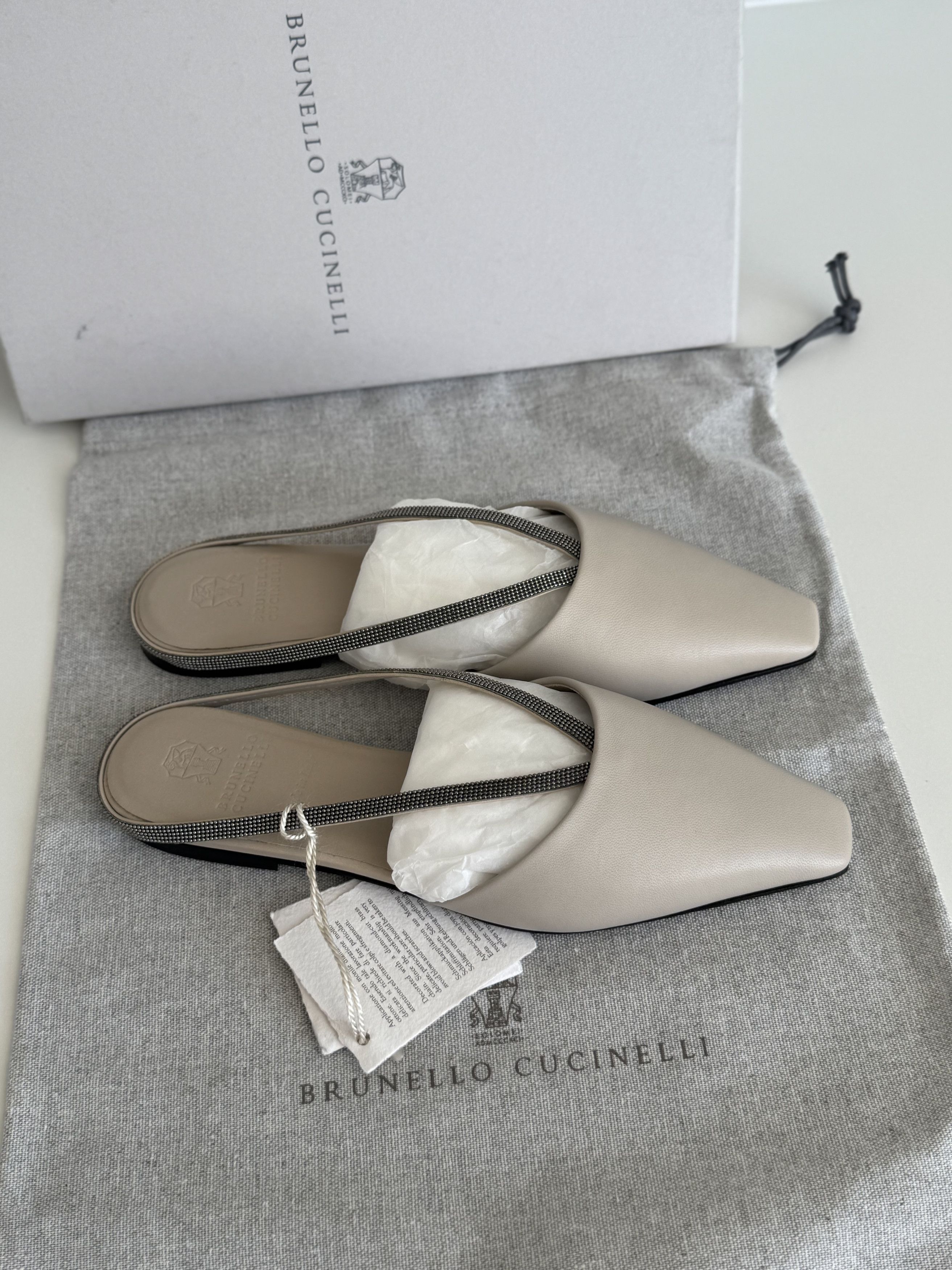 Brunello Cucinelli Brunello Cucinelli Mules | Brand new Size US 5 / IT 35 - 8 Thumbnail