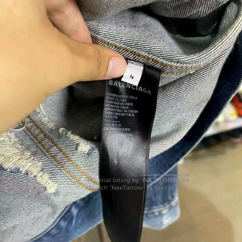 Balenciaga Balenciaga Graffiti Hand-Drawn Destroyed Distressed Denim Size US XL / EU 56 / 4 - 3 Thumbnail