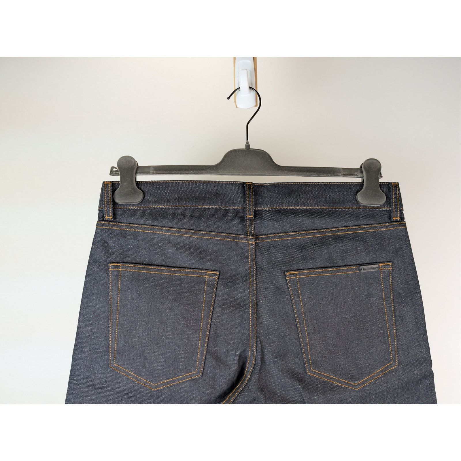 Saint Laurent Paris o1rshd1 Slim Fit Jean Denim in Indigo Raw Size US 32 / EU 48 - 12 Thumbnail
