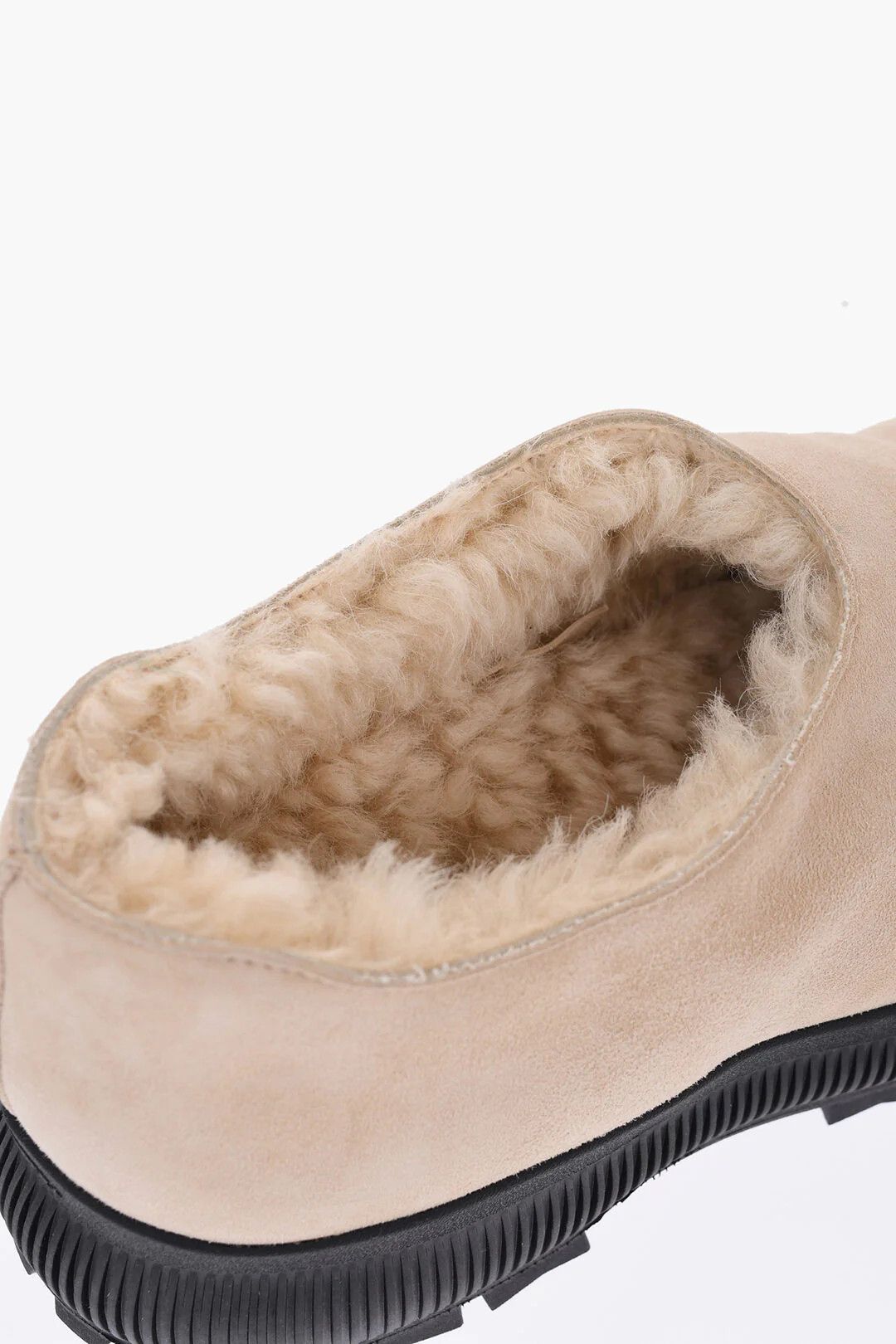 o1y1025 Leather Loafers in Beige
