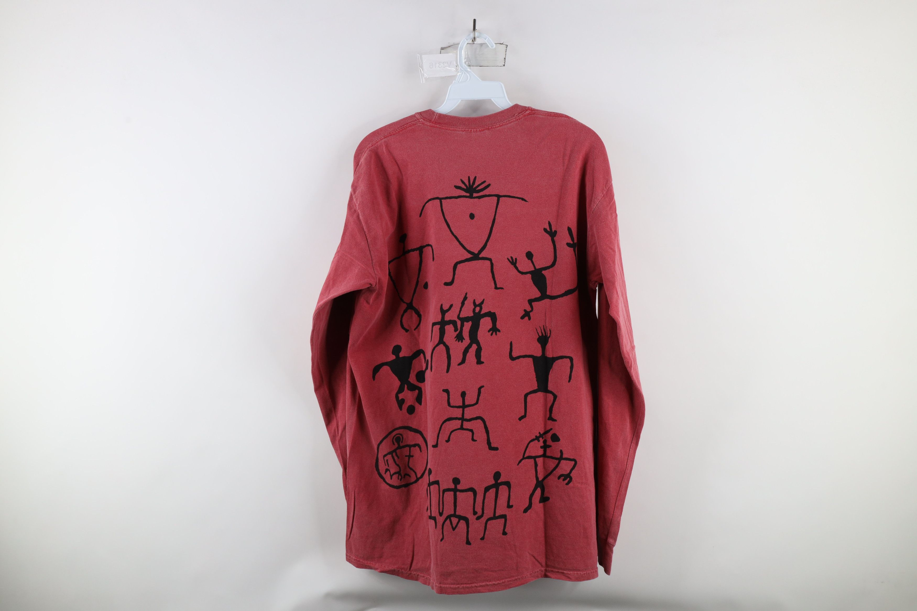 Vintage Vintage 90s Streetwear Rock Cave Art Long Sleeve T-Shirt Size US M / EU 48-50 / 2 - 10 Thumbnail
