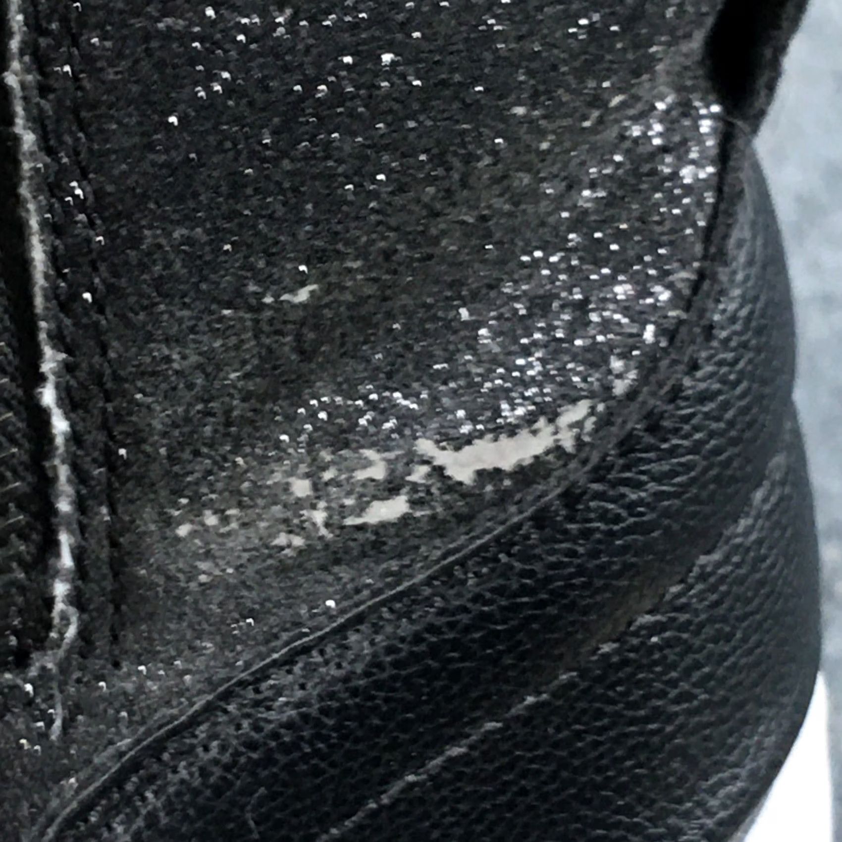 Vintage PASTRY Shoes Womens Black High Top Sneakers Glittered Faux Leather Lace Size M / US 6-8 / IT 42-44 - 4 Thumbnail