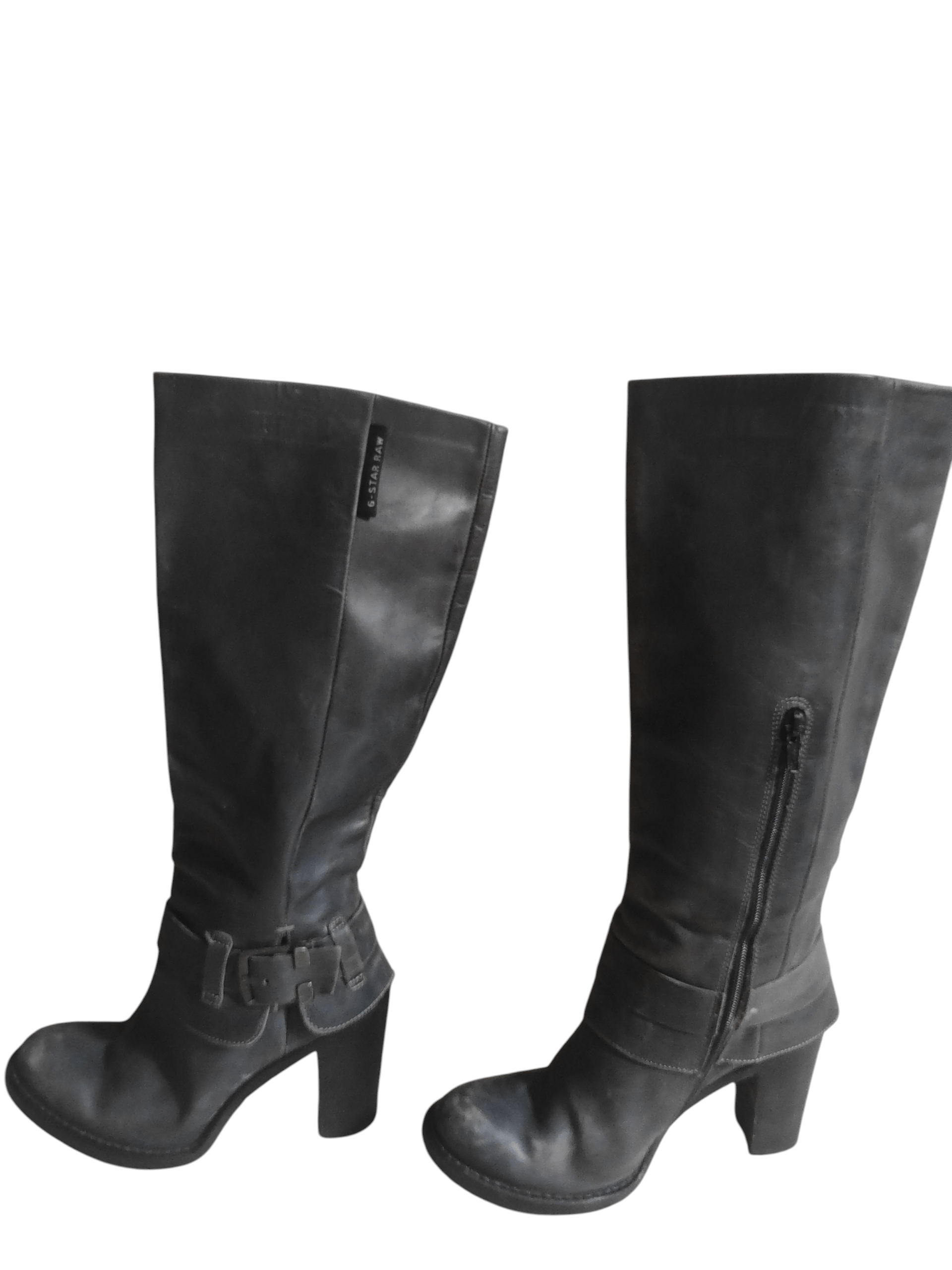 G-Star G Star Raw Footwear Leather Knee High Boot Made Italy Size US 6 / IT 36 - 1 Thumbnail