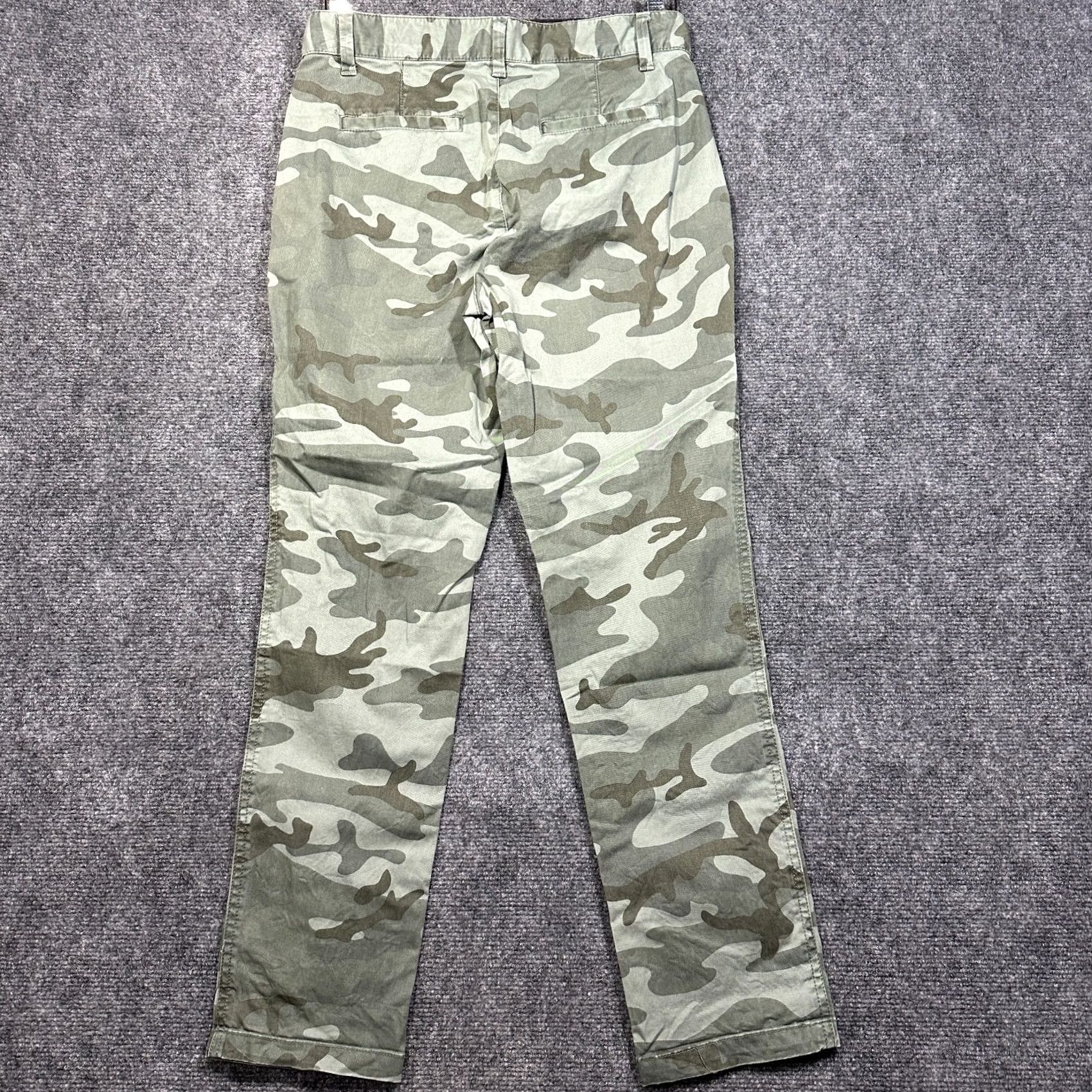 Gap Gap Pants Womens Size 2 Girlfriend Chino Green Camouflage Cotton Stretch Straight Leg Size 26" / US 2 / IT 38 - 7 Thumbnail