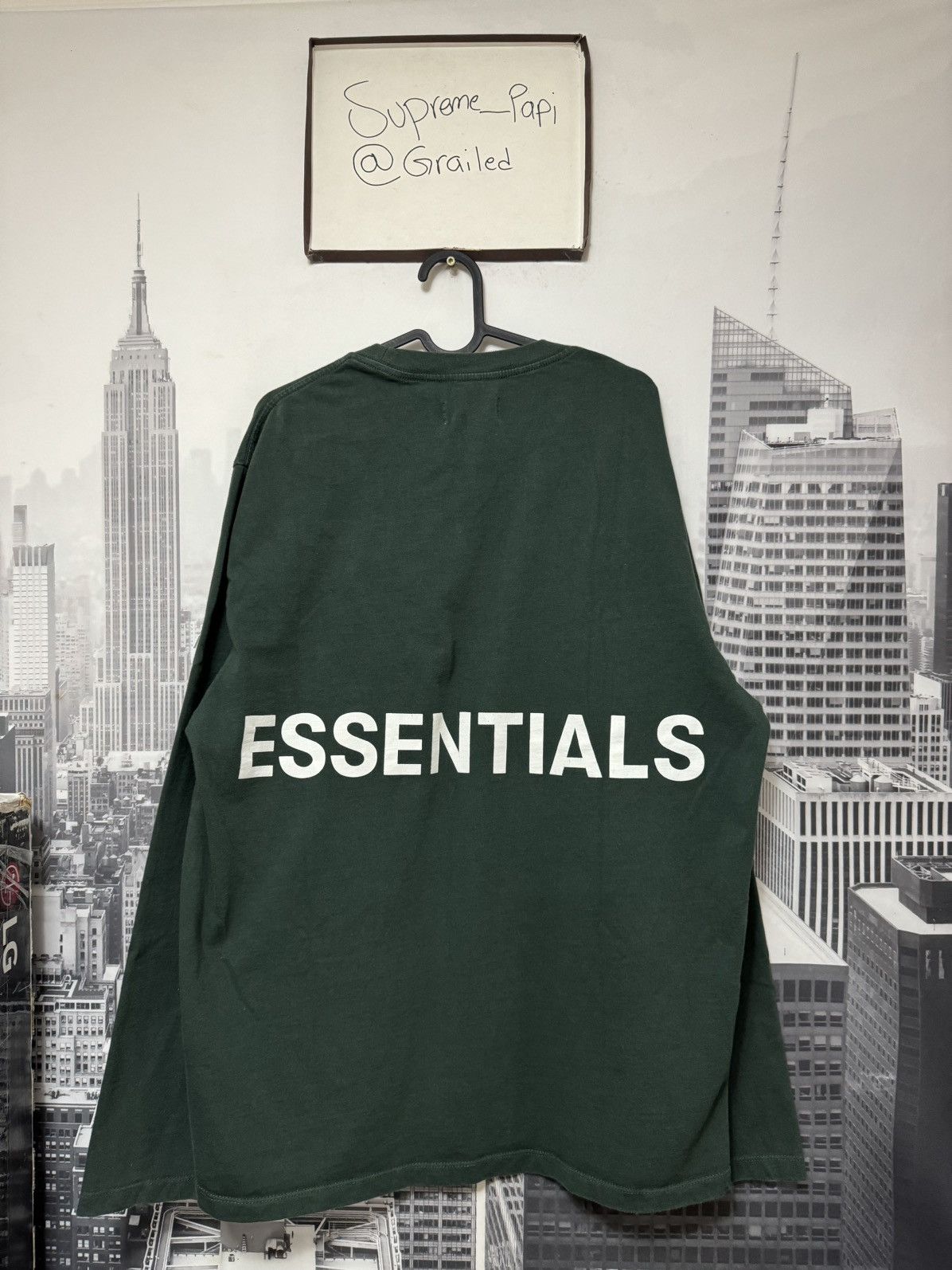 Fear of God OG Fear of God Boxy Graphic Long Sleeve Green SZ Small💥 Size US S / EU 44-46 / 1 - 1 Thumbnail