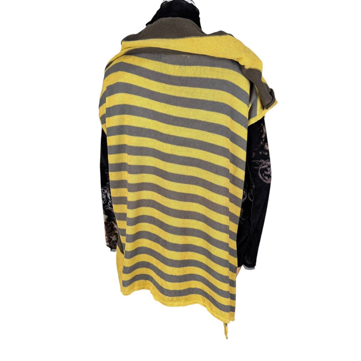 Issey Miyake 🔥70s ISSEY MIYAKE KNITWEAR STRIPED SLEEVELESS Size M / US 6-8 / IT 42-44 - 3 Thumbnail