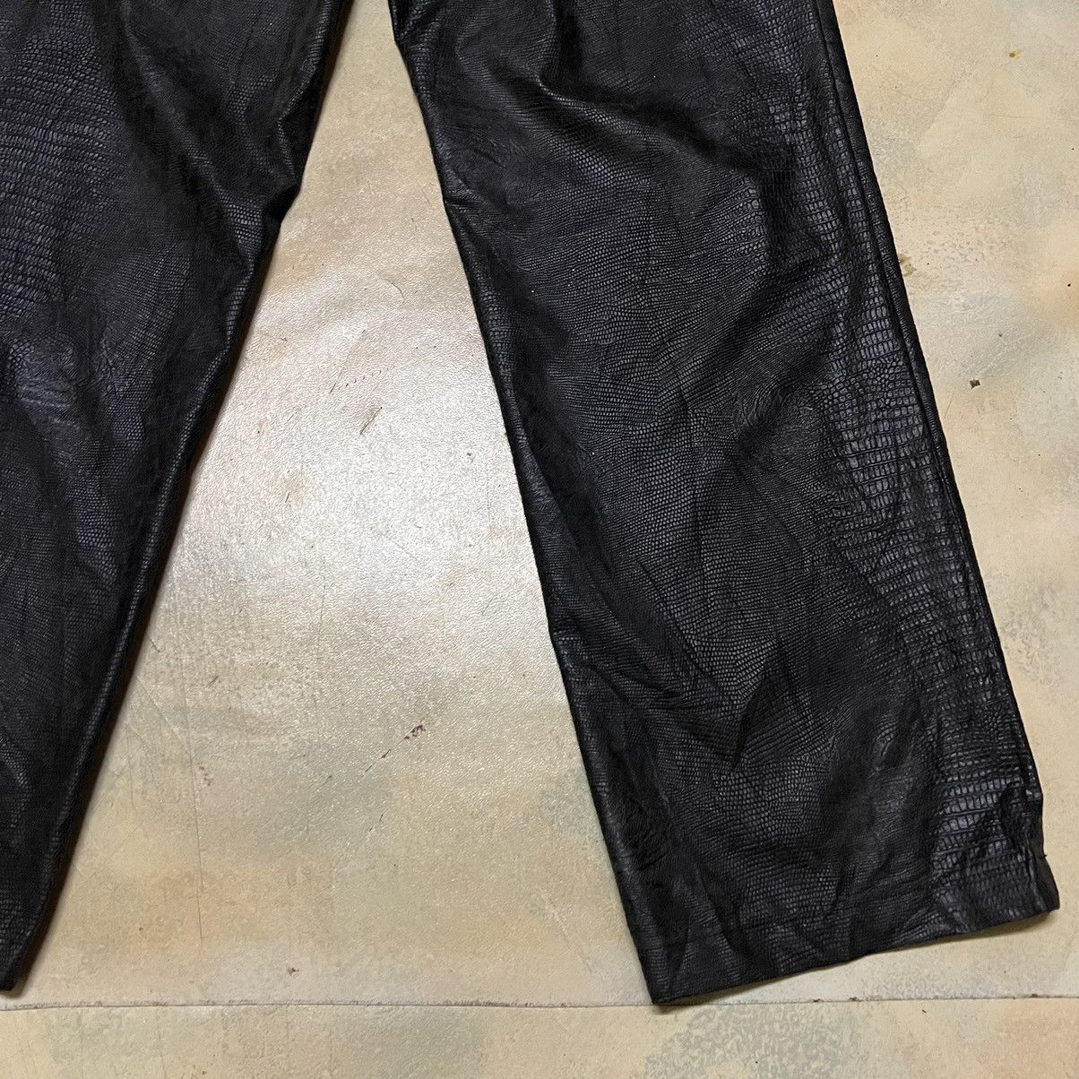 Japanese Brand Japanese Brand Leather Biker Pants Size US 30 / EU 46 - 22 Thumbnail