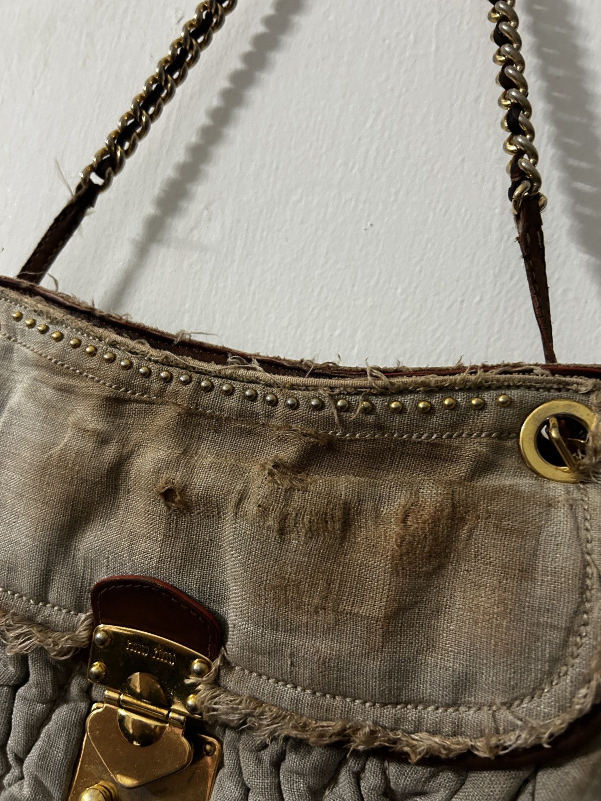 Miu Miu vintage Miu Miu Matelassé handbag Size ONE SIZE - 2 Thumbnail
