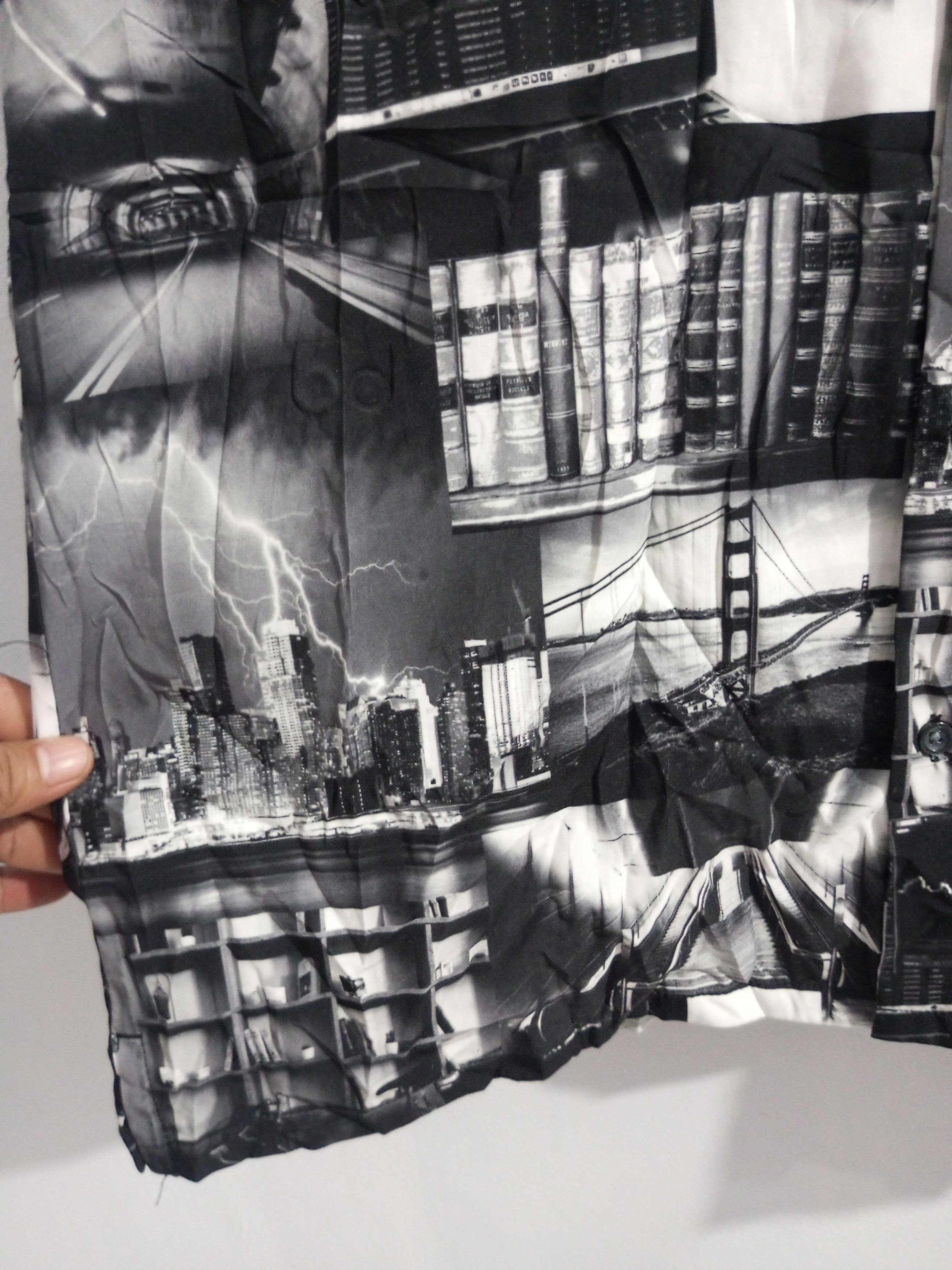 If Six Was Nine Vintage Semantic design open colar all over print shirt Size US M / EU 48-50 / 2 - 7 Thumbnail
