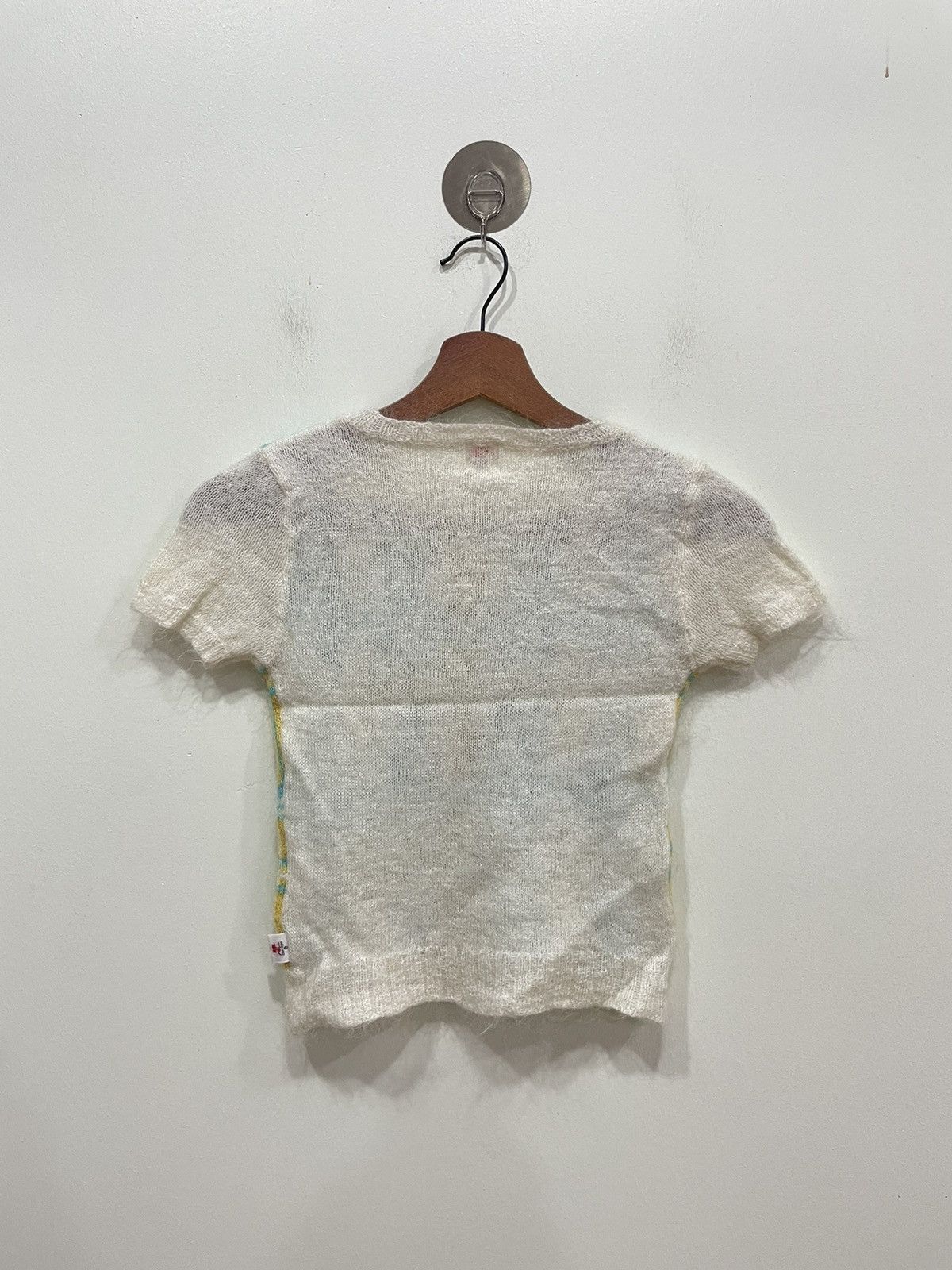 Courreges Courreges mohair short sleeve knitwear Size XS / US 0-2 / IT 36-38 - 2 Thumbnail
