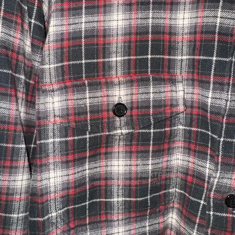 Saint Laurent Paris Saint Laurent SLP16SS Fringe Plaid Shirt Size US S / EU 44-46 / 1 - 3 Thumbnail