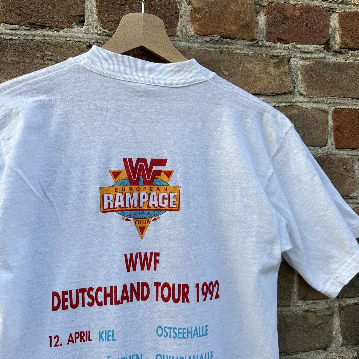 WWE Vintage 1992 European Rampage Wrestling T-Shirt WWE WWF Rare Size US S / EU 44-46 / 1 - 11 Thumbnail