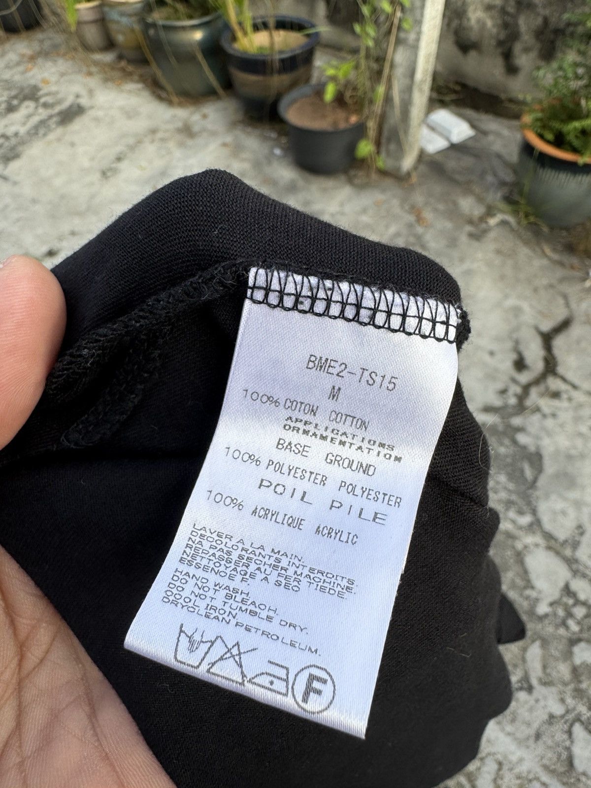 Comme des Garcons Black Mastermind Japan x CDG Black tee Size US M / EU 48-50 / 2 - 5 Thumbnail