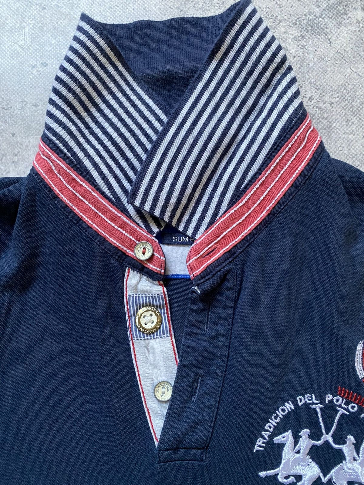 La Martina La Martina Portofino Polo T-Shirt Size L Men’s Short Sleeve Size US L / EU 52-54 / 3 - 4 Thumbnail