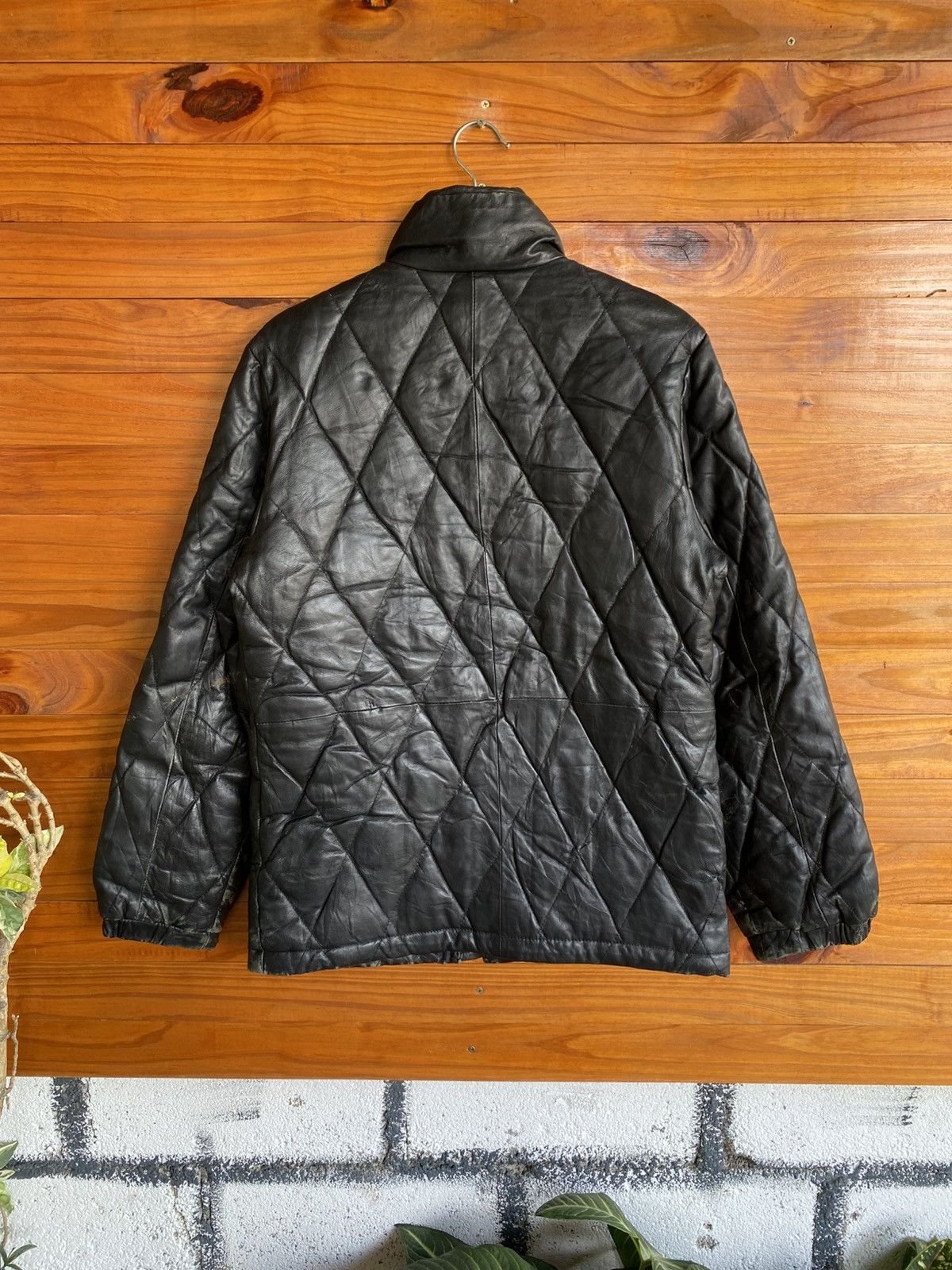 Redmoon Redmoon Quilted Leather Jacket Black Japanese Leather Size US S / EU 44-46 / 1 - 17 Thumbnail