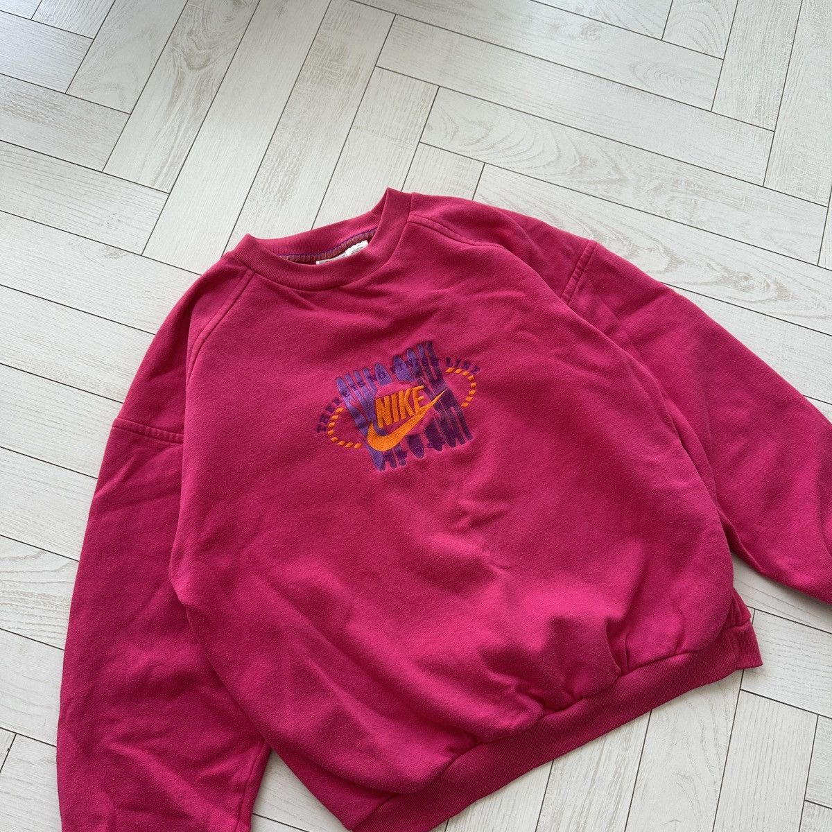 Nike Vintage 90s Nike There is no finish line y2k hype sweatshirt Size US M / EU 48-50 / 2 - 2 Thumbnail