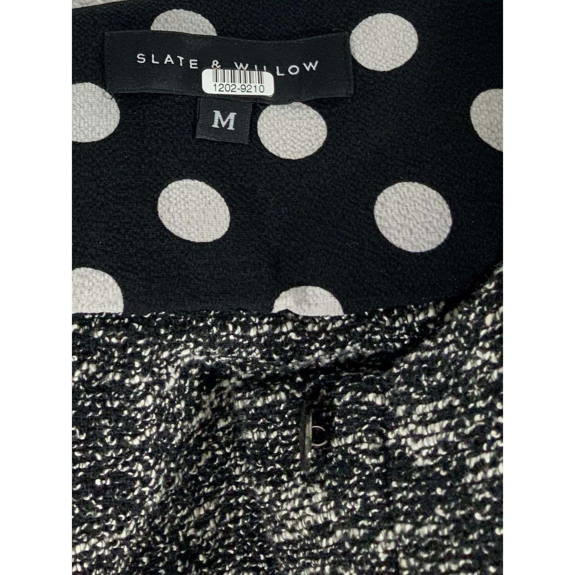 Designer Slate & Willow Black Designer Tweed Cropped Jacket Medium Size M / US 6-8 / IT 42-44 - 5 Thumbnail