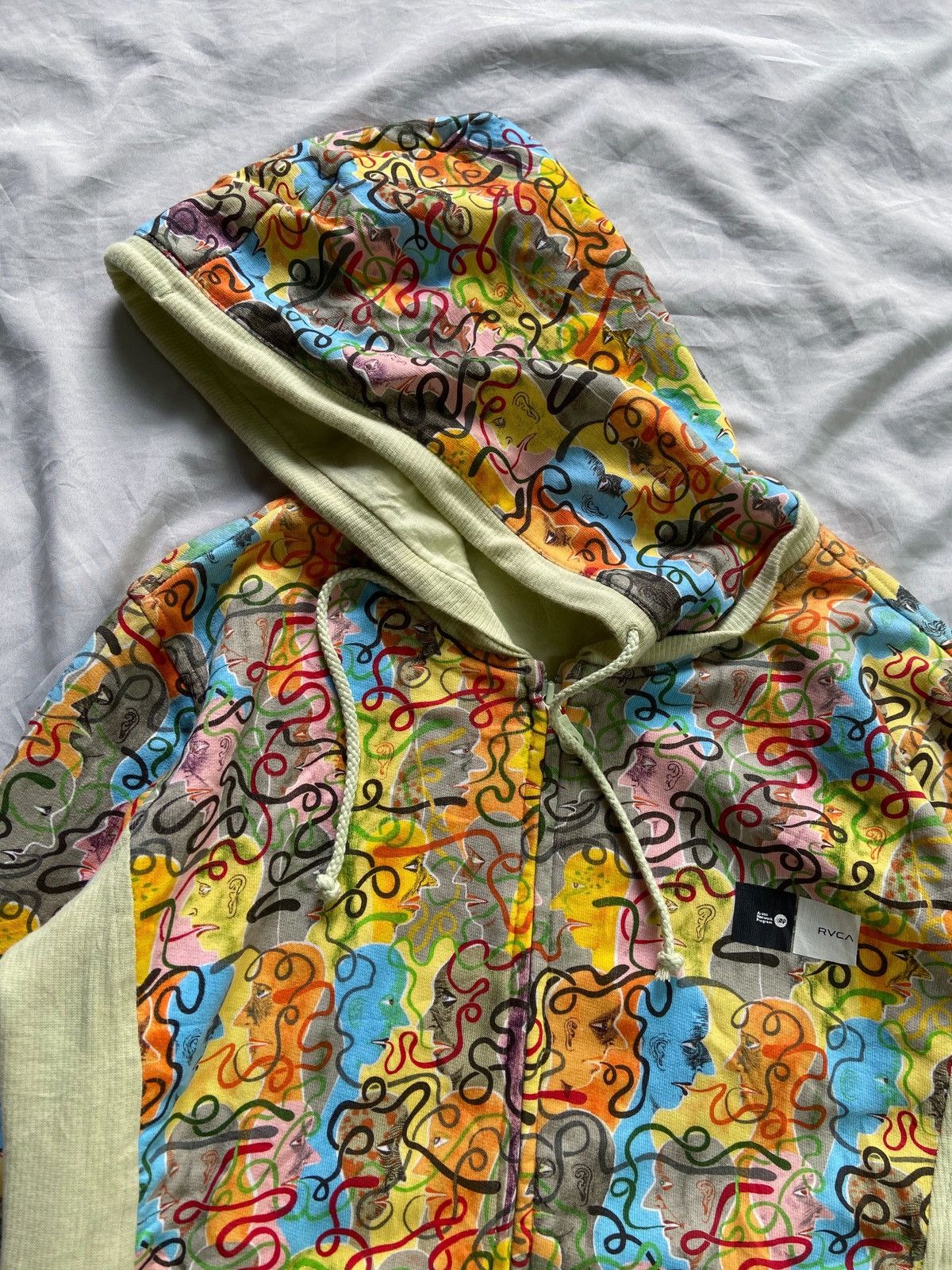 RVCA ARTISTIC NETWORK RVCA DESIGN ZIP HOODIE Size US M / EU 48-50 / 2 - 9 Thumbnail