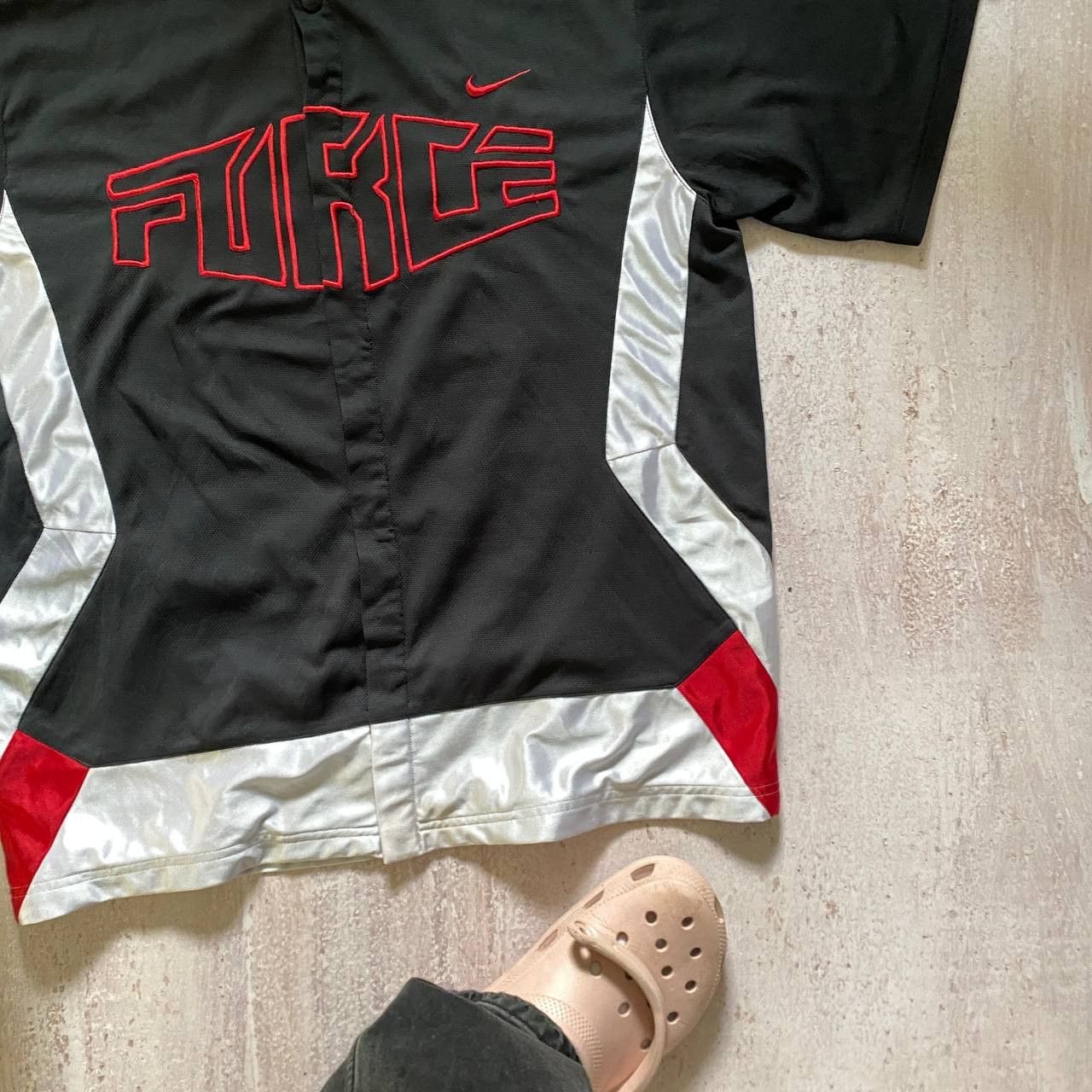 Nike × Rap Tees × Vintage VINTAGE Y2K NIKE AIR FORCE CARTI HIP HOP 90S STYLE Size US XL / EU 56 / 4 - 5 Thumbnail