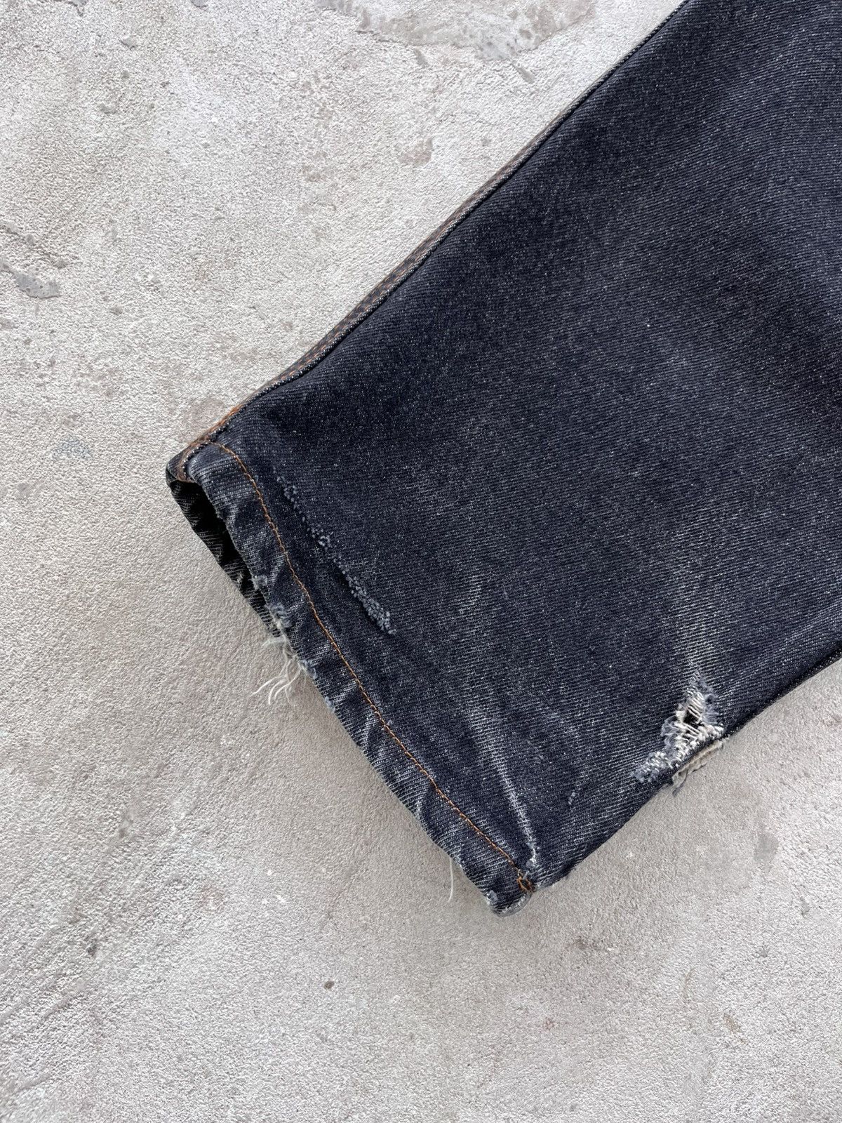 Cowboy Equipment Vintage Cowboy Denim Jeans Black Grey Marlboro Pants Y2K Size US 32 / EU 48 - 8 Thumbnail