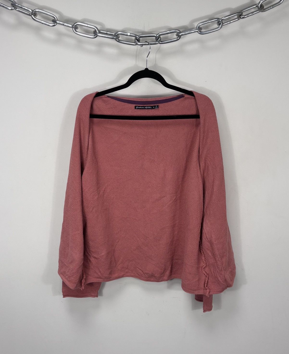 Gudrun Sjoden Gudrun Sjoden Women’s Rose Textured Knit Cardigan Sweater Size XL / US 12-14 / IT 48-50 - 9 Thumbnail
