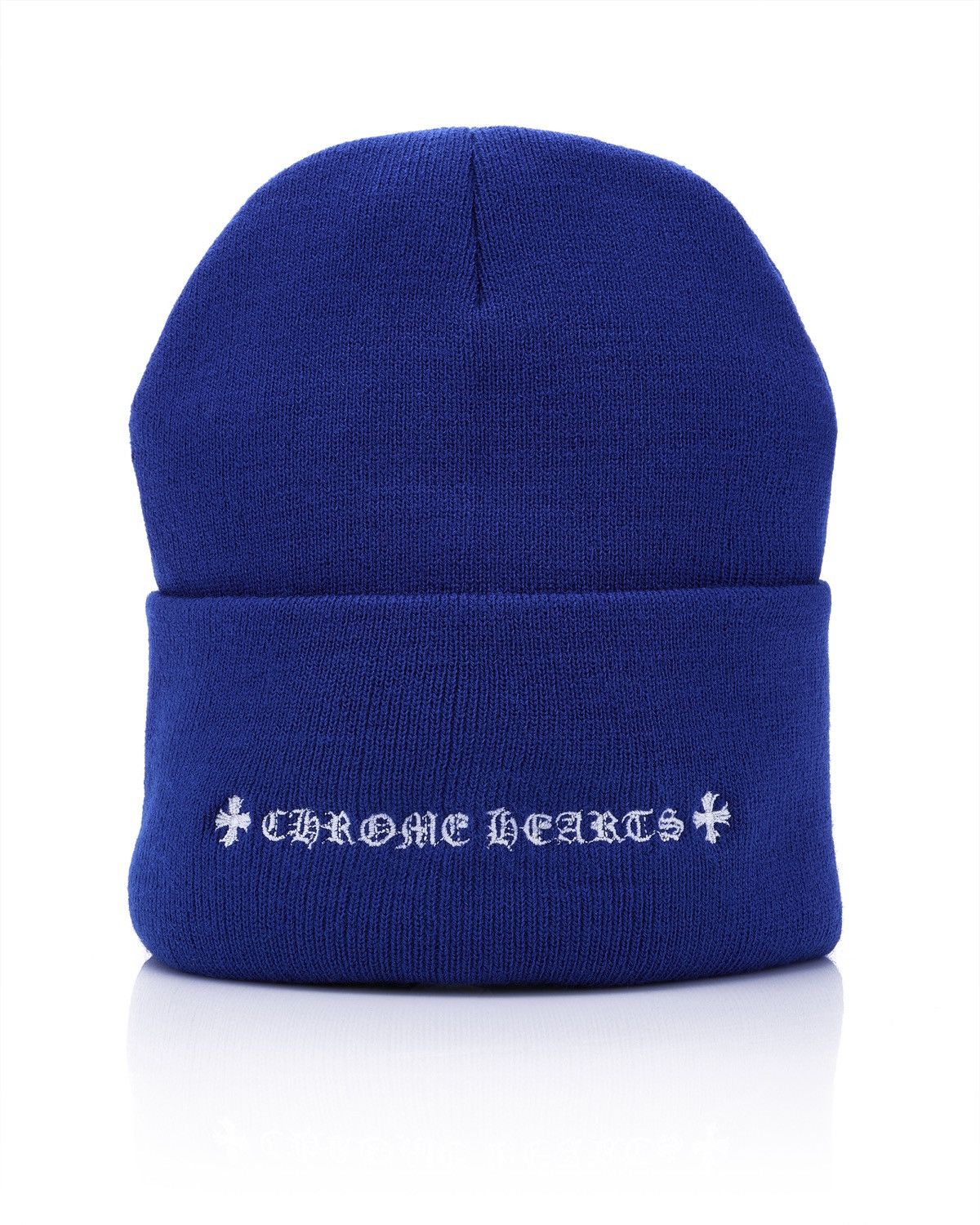 Chrome Hearts Chrome Hearts CH Blue Beanie Size ONE SIZE - 2 Thumbnail