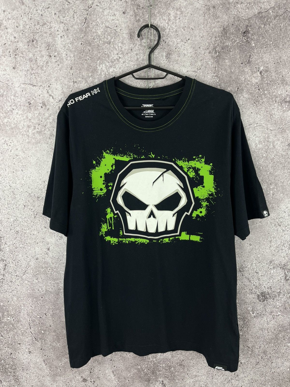 No Fear No Fear MX T-Shirt Scull Big Logo Y2K Size L Size US L / EU 52-54 / 3 - 1 Thumbnail