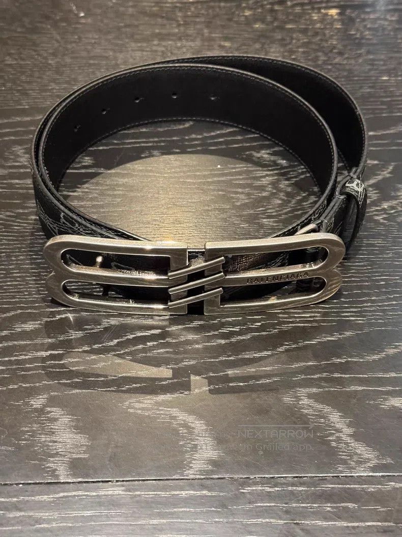 Balenciaga Balenciaga All-over Printed Double B Belt Size ONE SIZE - 1 Thumbnail