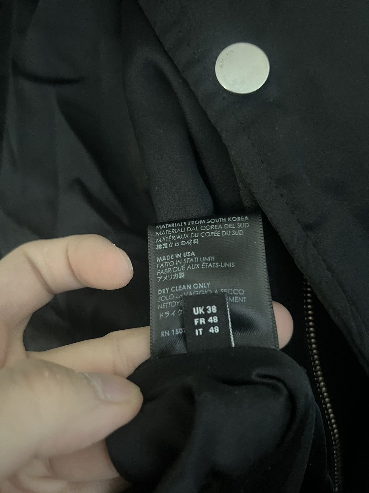 Amiri Amiri Silk Lovers Bomber Jacket Size US S / EU 44-46 / 1 - 7 Thumbnail