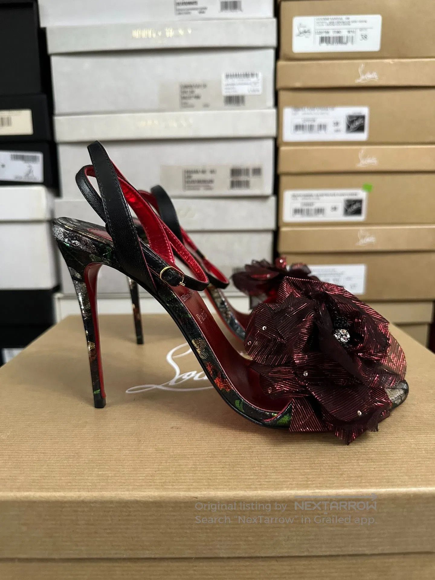 Christian Louboutin Christian Louboutin Rose Red Sole Heels. Size US 6.5 / IT 36.5 - 4 Thumbnail