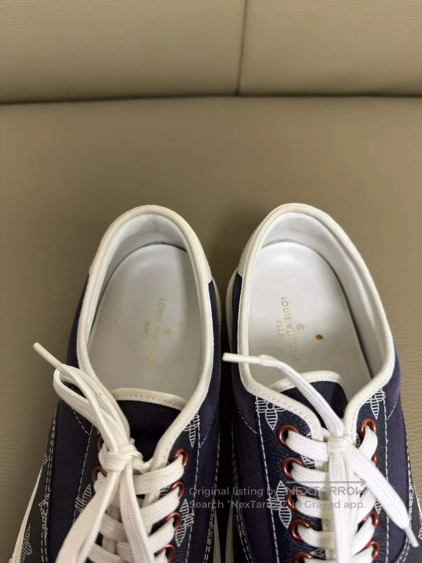 Louis Vuitton Louis Vuitton Casual Shoes with Antique Copper Metal Circl Size US 8 / EU 41 - 6 Thumbnail