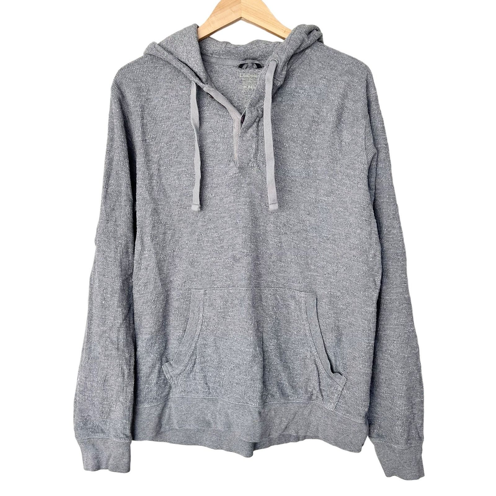 L.L. Bean LL Bean Gray Slightly Fitted Hoodie Sz M Size US M / EU 48-50 / 2 - 1 Thumbnail