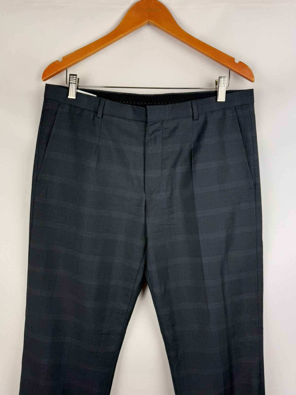 Hugo Boss Hugo Boss Aiko1/Heise Wool Plaid 2 Piece Suit Blazer Pants Size 40L - 16 Thumbnail