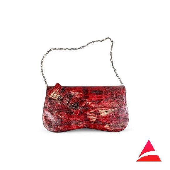 Miu Miu Miu Miu - Cobra Handbag Shoulder Bag Red Bordeaux Size ONE SIZE - 1 Thumbnail