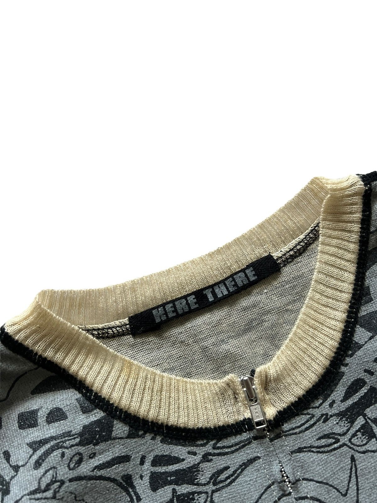 Seditionaries 1990s Here There 🇯🇵 Skull Tattoo Zipper Sweater Size US XS / EU 42 / 0 - 4 Thumbnail