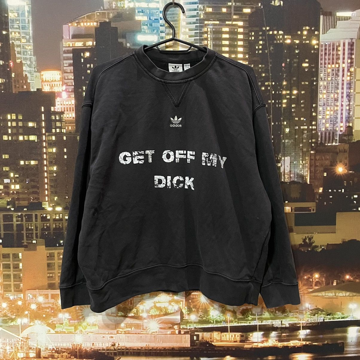 Adidas OPIUM T SHIRT HUMOR GET OFF MY DICK PENIS SEX PORNSTAR 90s Size US S / EU 44-46 / 1 - 1 Thumbnail