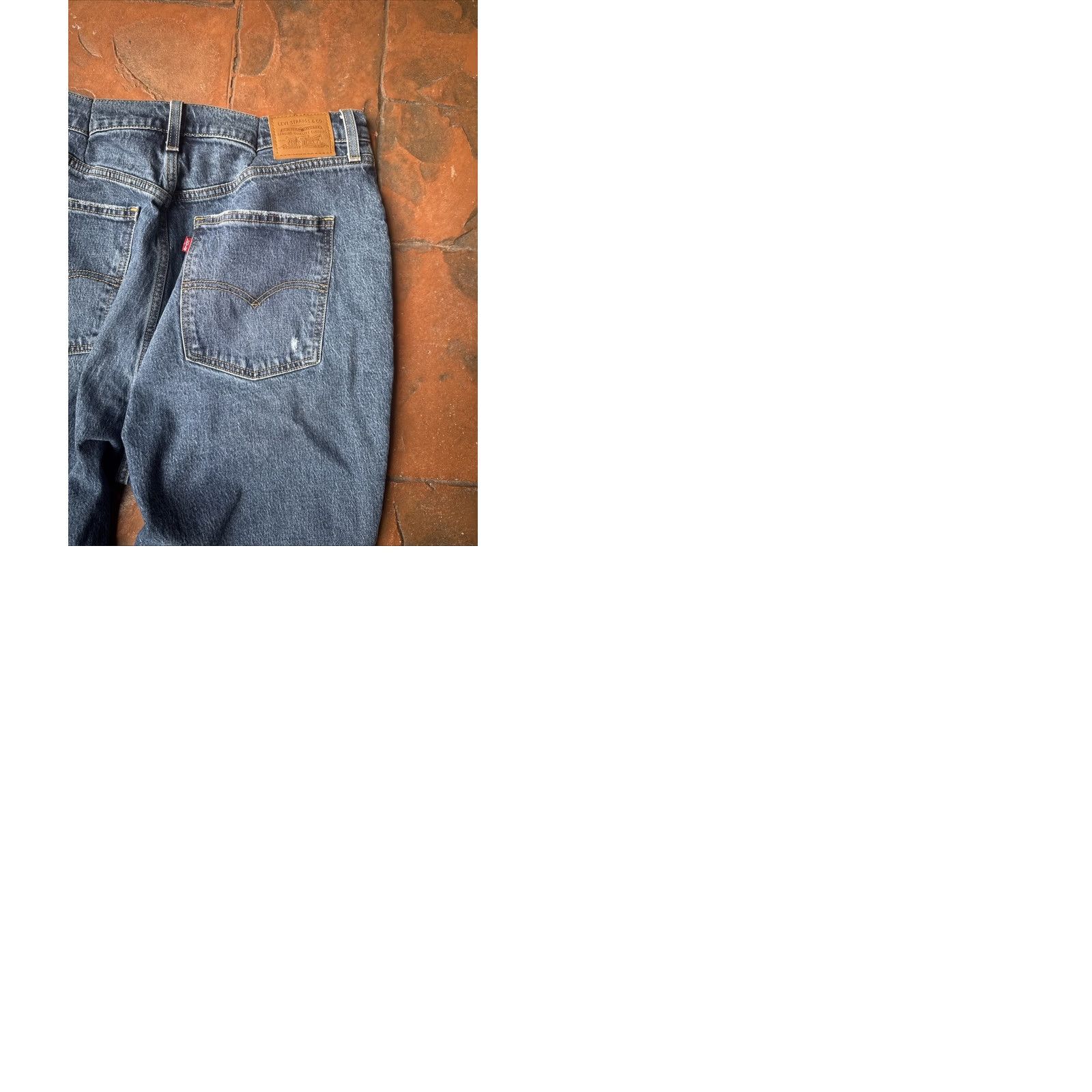 Levi's VINTAGE Levi's 70's High Flare Jeans Womens 34x30 Blue Denim Distressed Size 24" / US 00 / IT 34 - 9 Thumbnail