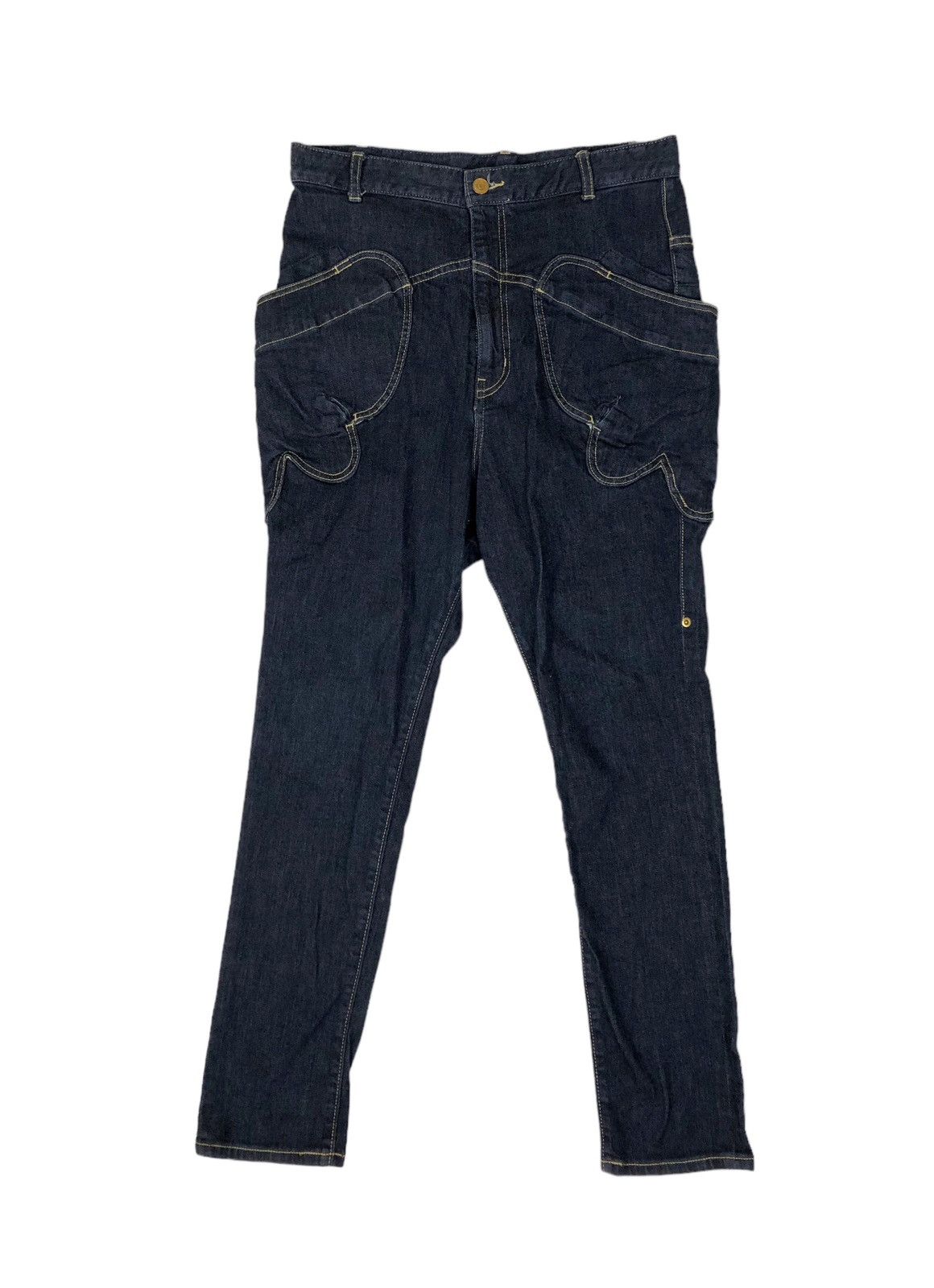 Issey Miyake Mercibeaucoup by ISSEY MIYAKE Rare Pocket Design Jeans Size US 31 - 2 Thumbnail