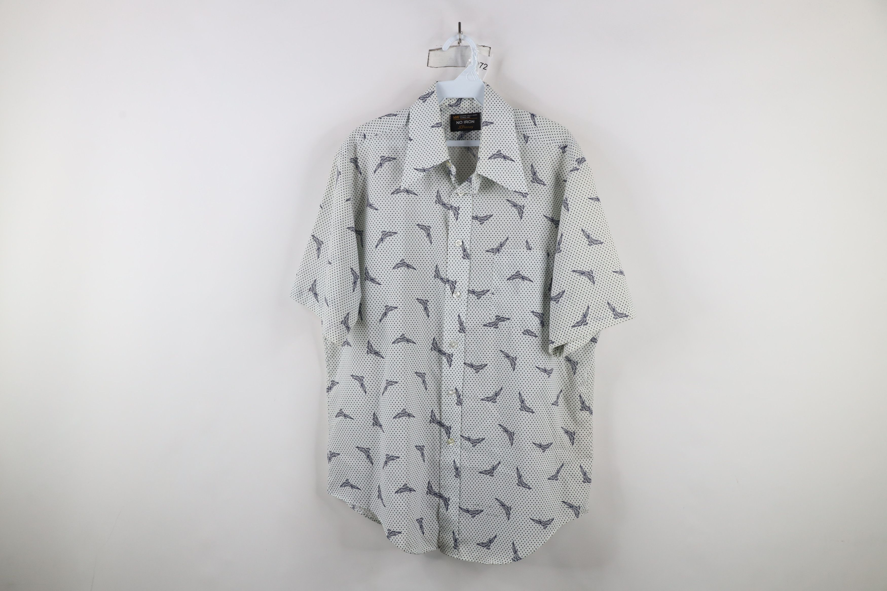 Vintage Vintage 60s 70s Streetwear All Over Print Button Shirt USA Size US M / EU 48-50 / 2 - 1 Thumbnail