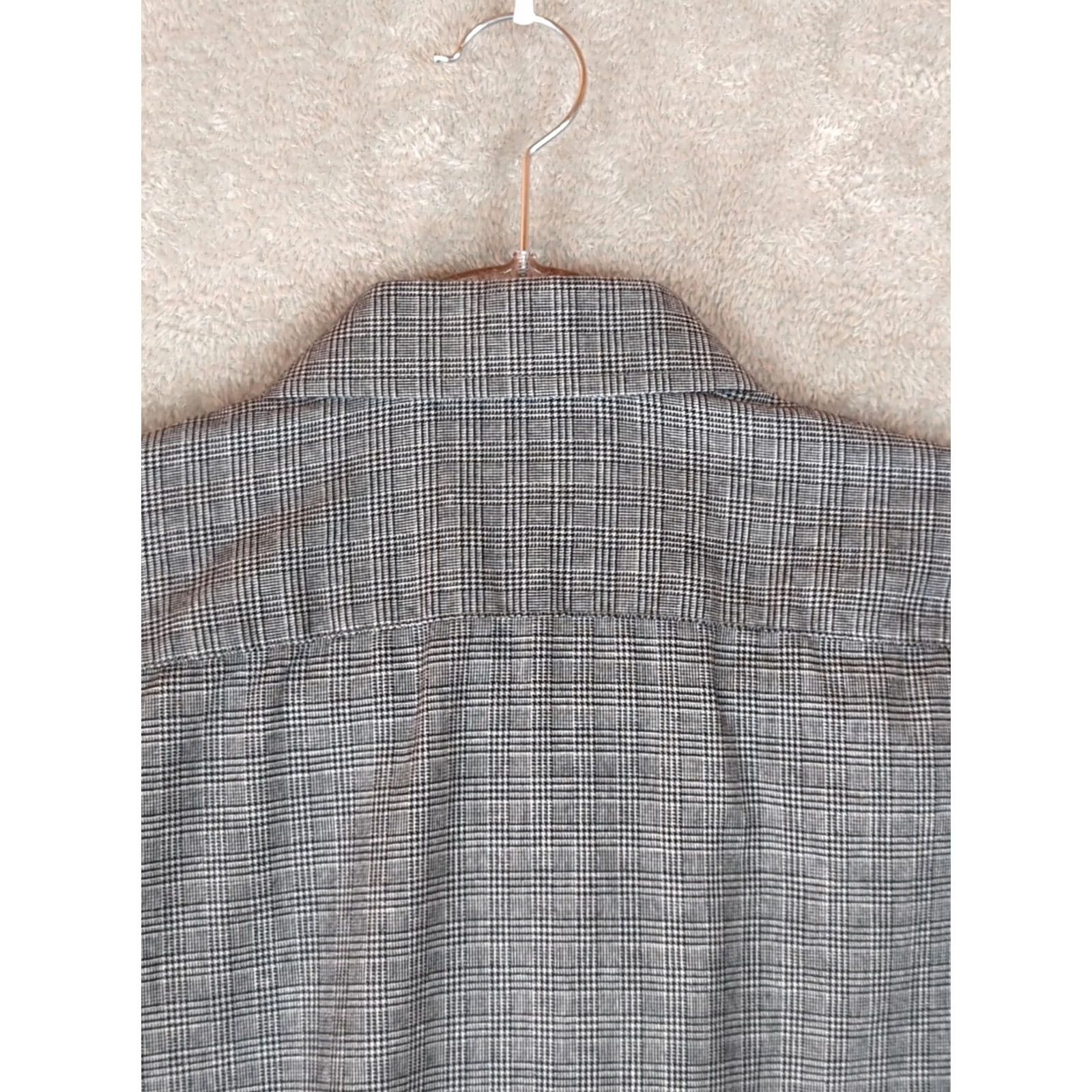 UNTUCKit UNTUCKit Casalferro mens shirt L lightweight Button Up Long Sleeve gray flannel Size US L / EU 52-54 / 3 - 5 Thumbnail