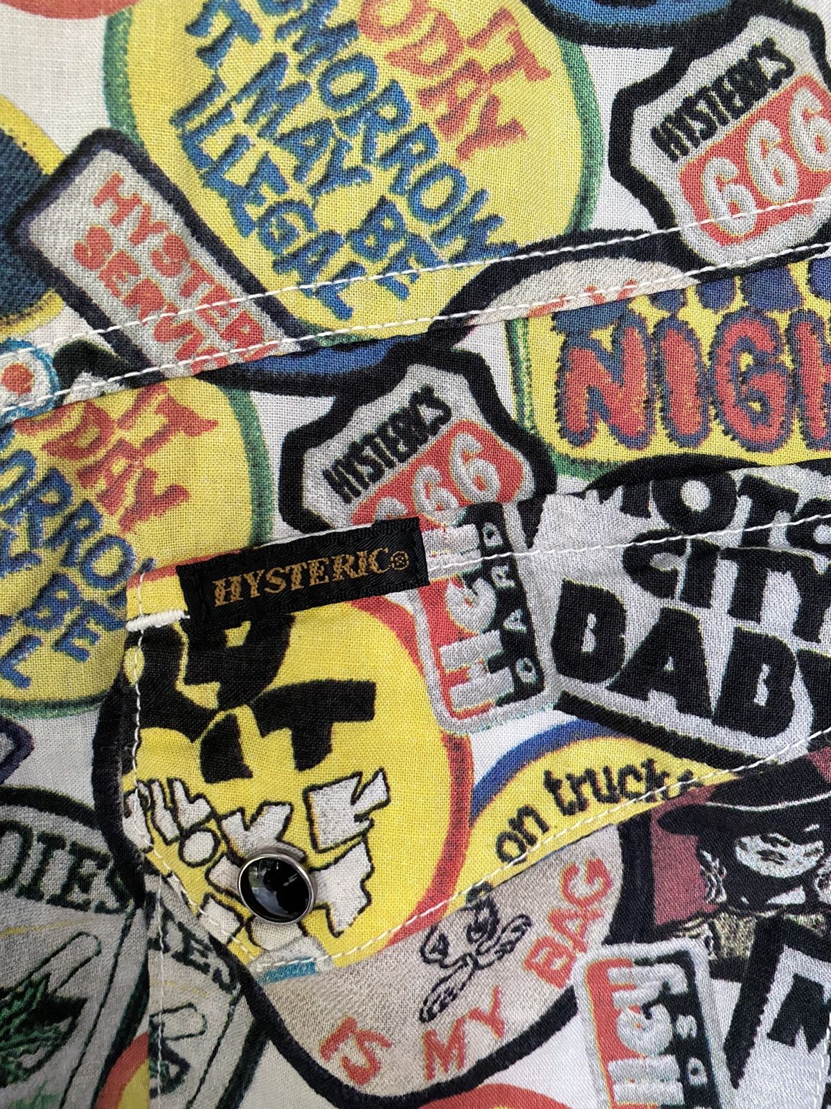 Hysteric Glamour 90s Fuck All logo all over print Size US M / EU 48-50 / 2 - 6 Thumbnail