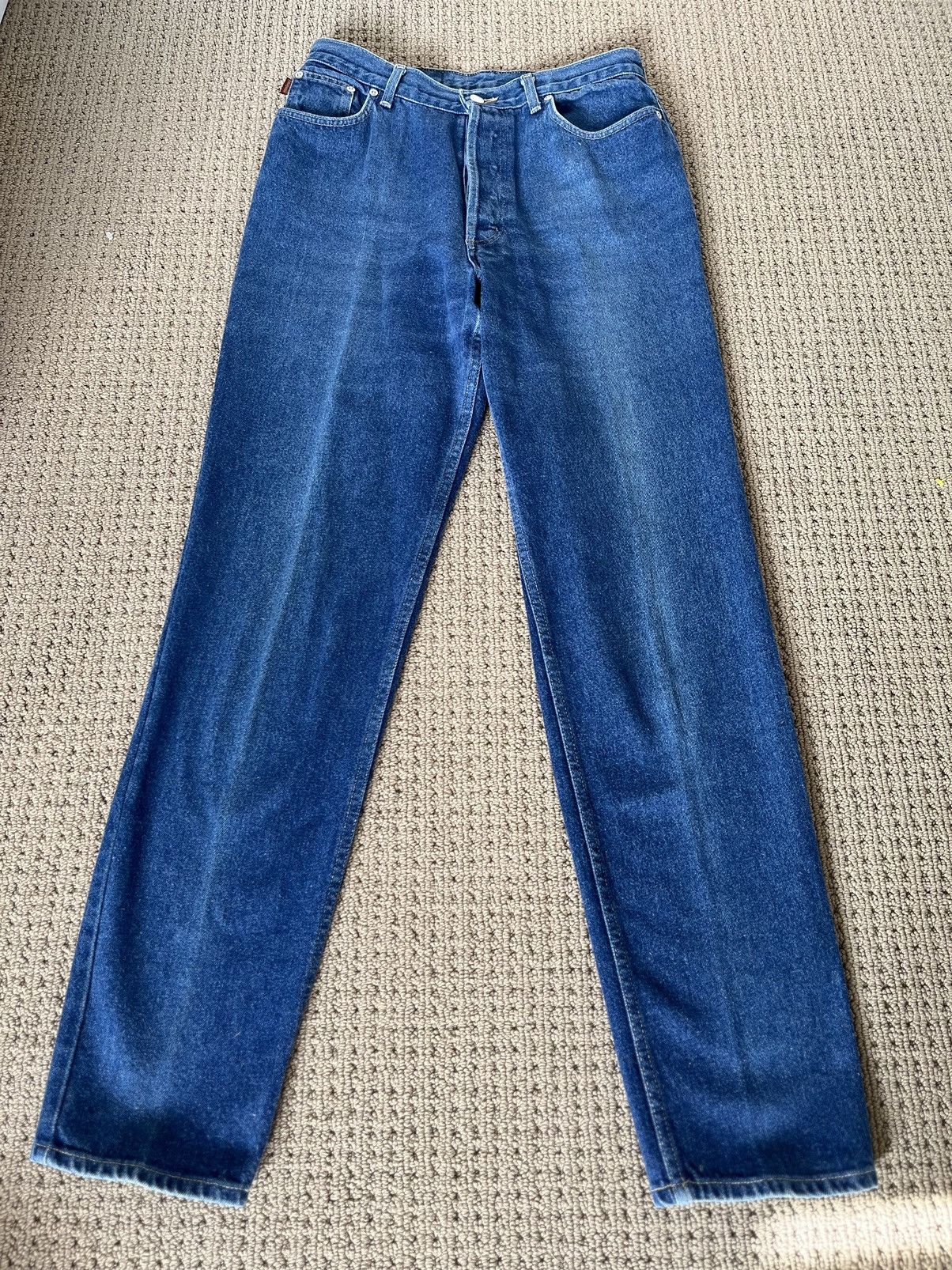 Patagonia × Vintage 90s Patagonia studded denim jeans Size US 34 / EU 50 - 3 Thumbnail