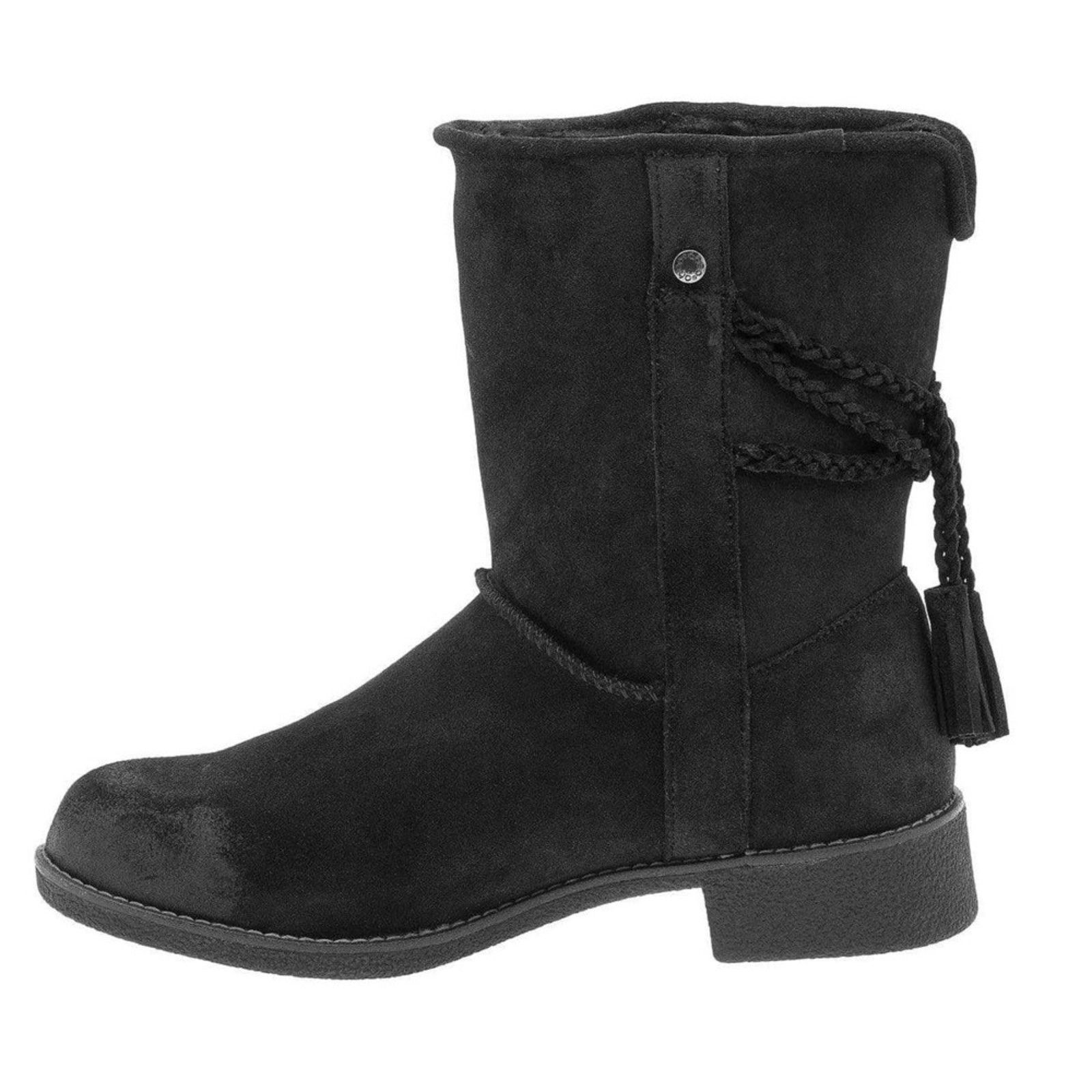 Other NWT abeo Pro Blaine Black Suede Sheep Sheerling Winter Boots Size US 10 / IT 40 - 3 Thumbnail