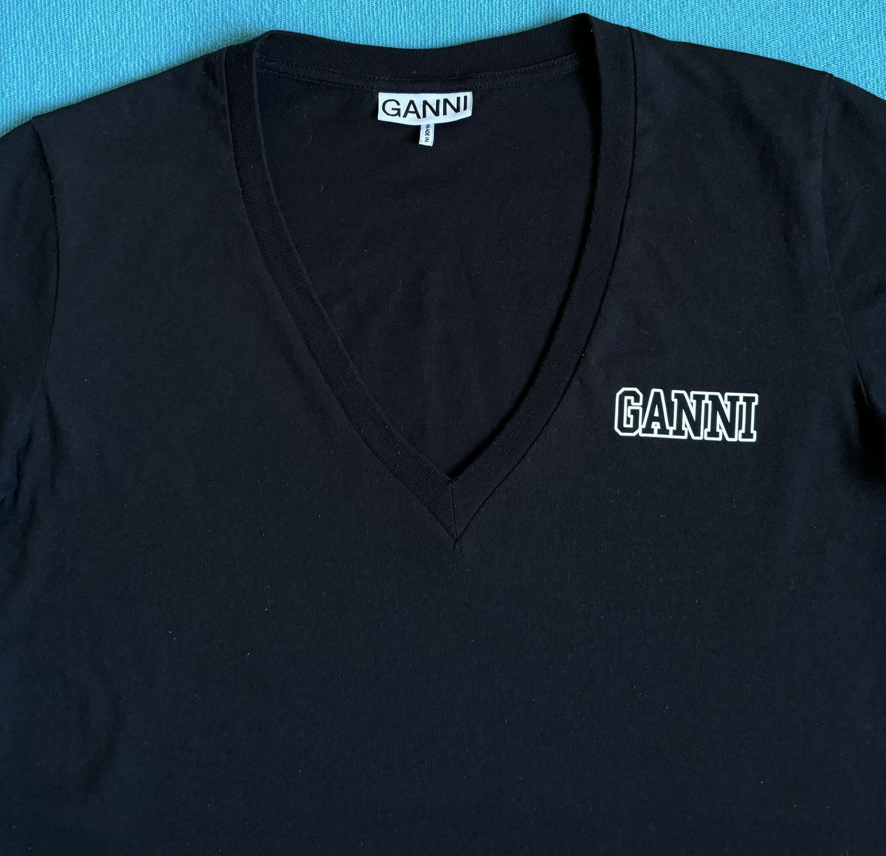 Ganni Ganni black T-shirt size. XS Size XS / US 0-2 / IT 36-38 - 6 Thumbnail