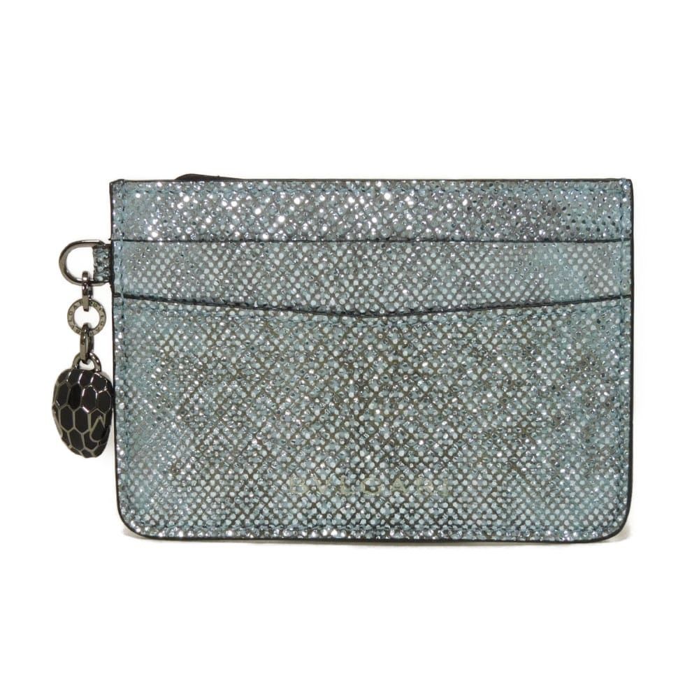 Bvlgari Bvlgari BVLGARI Serpenti Forever Metallic Karung Card Holder Leather Card Case 291613 DUTY FREE for USA Size ONE SIZE - 1 Thumbnail